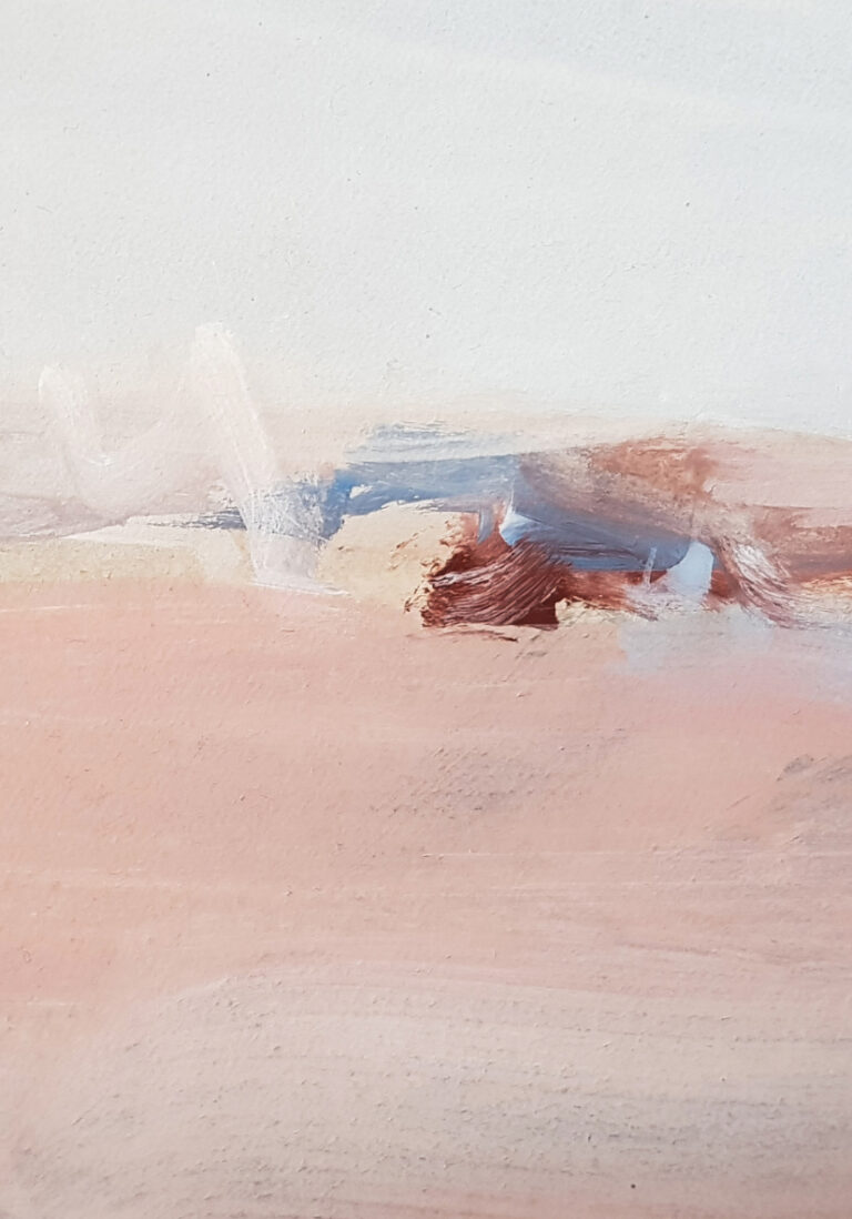 Paisaje abstracto en tonos pastel