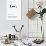 Diseño minimalista de la palabra love