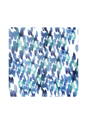 Patrón abstracto en acuarela azul