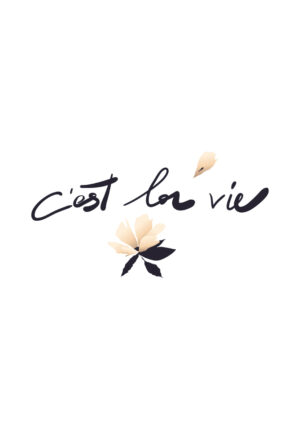 Diseño minimalista Cest La Vie