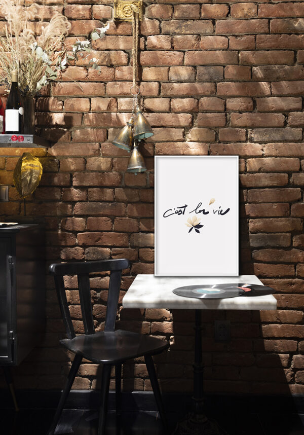 Diseño minimalista Cest La Vie