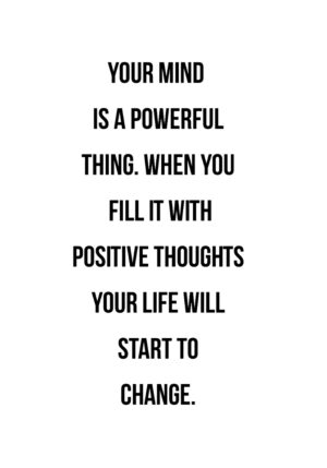 Cita inspiradora sobre pensamiento positivo