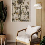 Elegantes margaritas con sombras sutiles