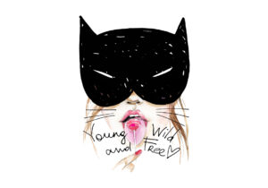 Ilustración artística sobre libertad y expresión