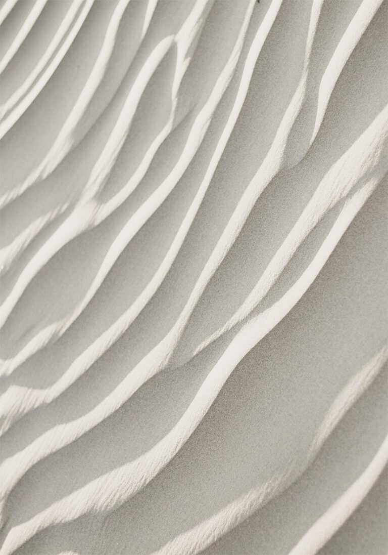 Patrones abstractos del viento sobre la arena