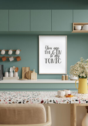 Arte tipográfico con frase romántica