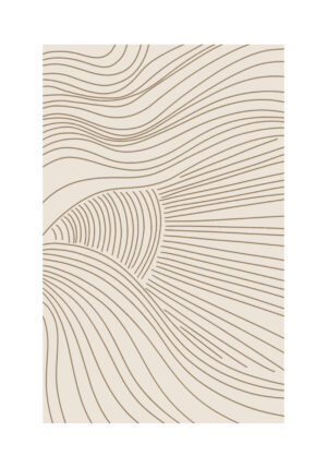 Diseño de líneas onduladas abstractas