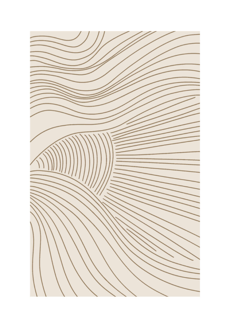 Diseño de líneas onduladas abstractas