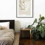 Impresión botánica minimalista para decoración