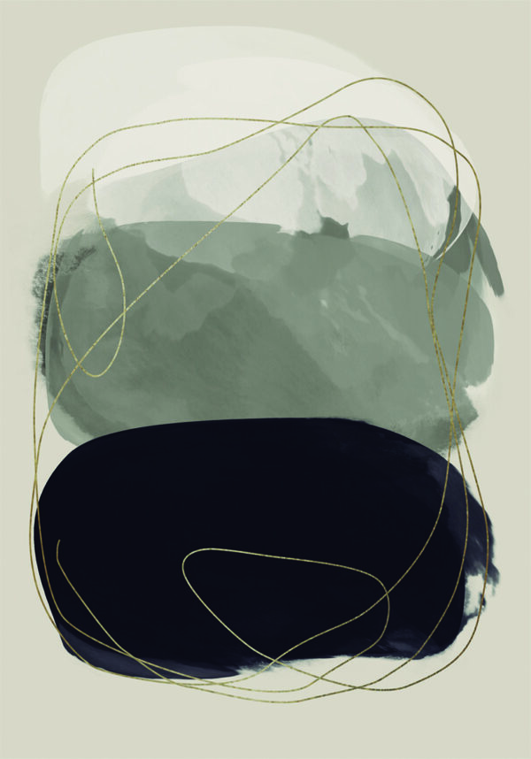 Pieza abstracta en tonos neutros
