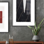 Póster minimalista en blanco y negro