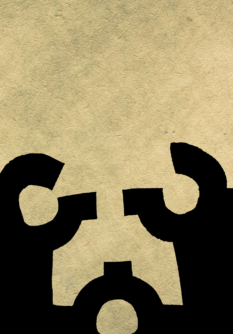 Diseño abstracto sobre fondo texturizado