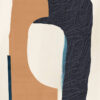Collage abstracto en tonos neutros