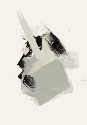 Pinceladas modernas en estilo abstracto