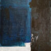 Arte que combina azul y negro de forma contundente