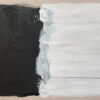Arte en blanco y negro sobre lienzo