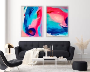 pinceladas atrevidas y un carácter abstracto lleno de vida.