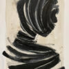 Creación abstracta con trazos negros contundentes