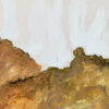 Paisaje abstracto en gamas terrosas