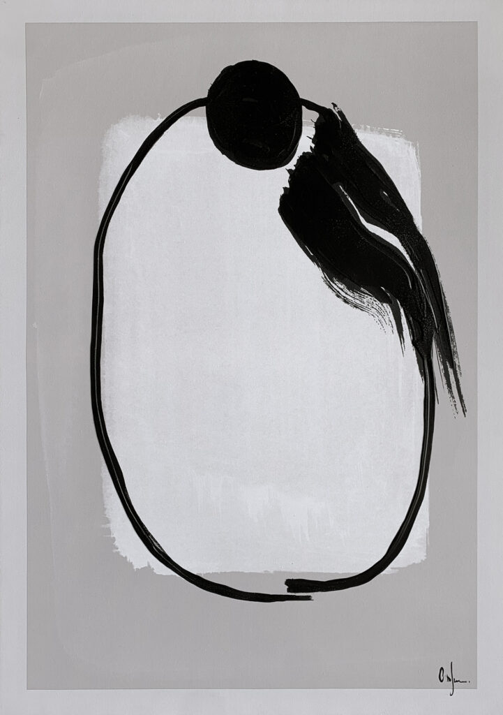 Arte minimalista en blanco y negro