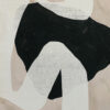 Pintura abstracta en negro y blanco
