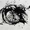 Visión abstracta en blanco y negro