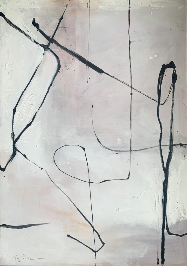 Creación minimalista en tonos suaves