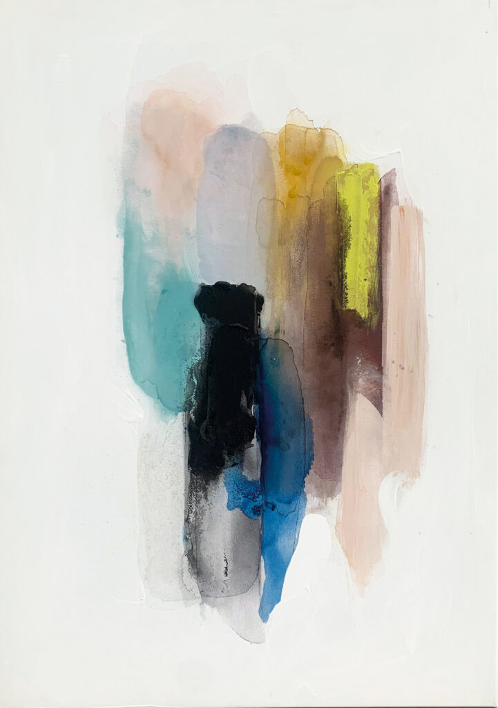 Diseño moderno de arte abstracto en tonos suaves