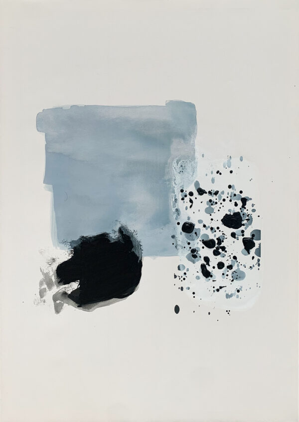 Pintura minimalista en colores suaves