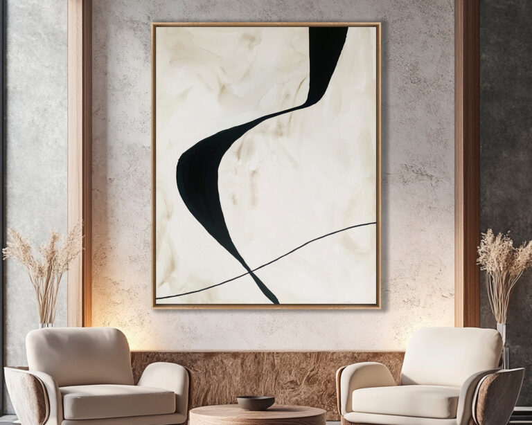 enfatizando un estilo abstracto puro.