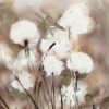 Arte floral abstracto en paleta neutra