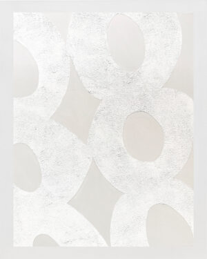 Geometría Táctil en Blanco Tonal