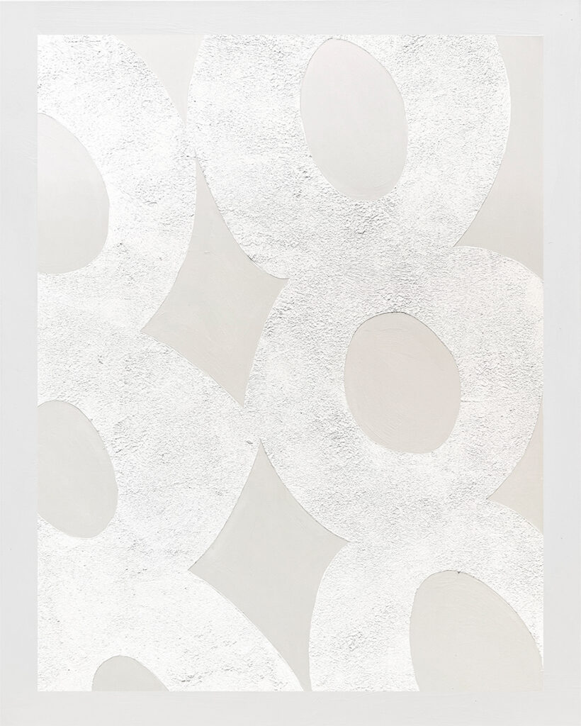 Geometría Táctil en Blanco Tonal