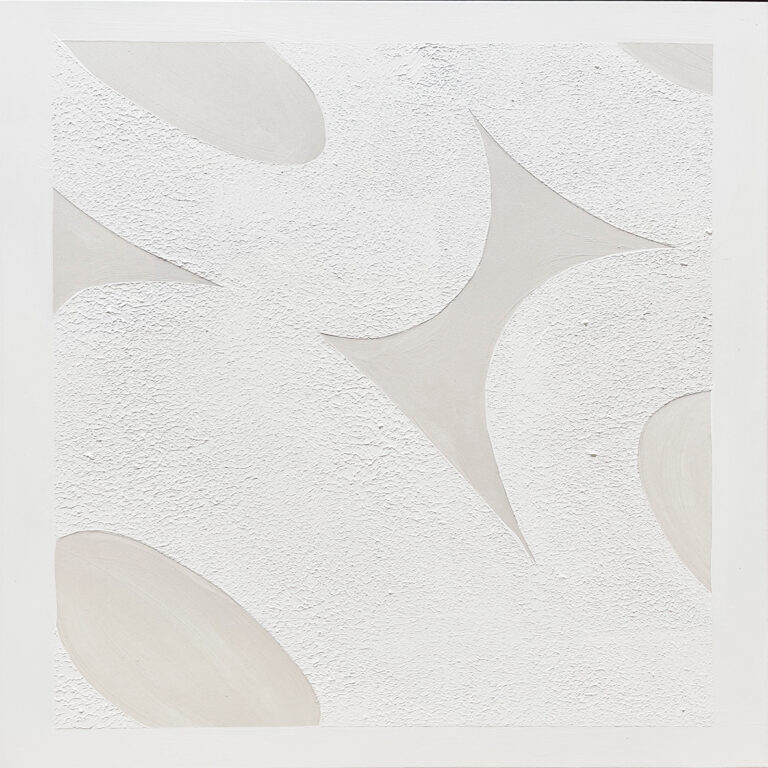 Texturas Blancas y Formas Orgánicas para Interiores Serenos y Modernos