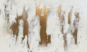 Texturas abstractas en blanco y dorado