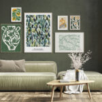 Galería de arte moderno enmarcado para pared