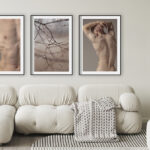 Láminas abstractas de desnudos y arte natural