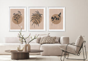 Set de Láminas Botánicas Modernas para Pared