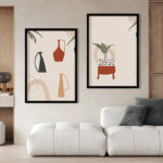 Láminas de Arte Minimalista Moderno enmarcadas