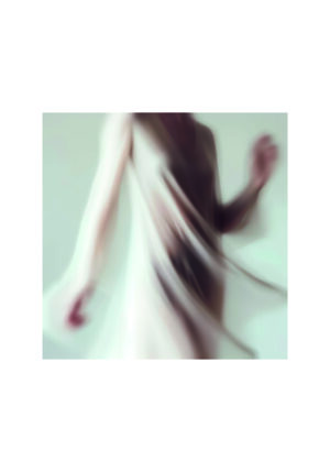 Figura Abstracta y Borrosa en Movimiento