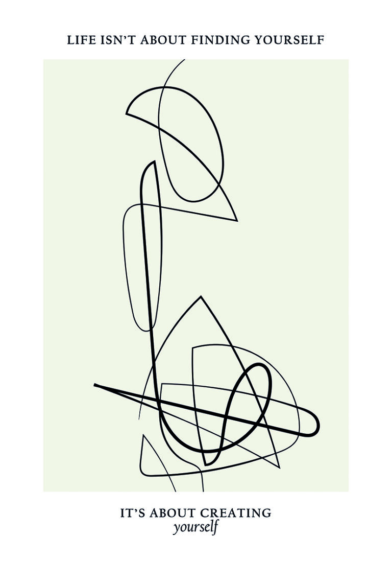 Boceto de Línea Abstracta Minimalista