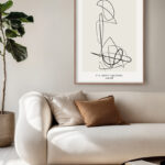 Boceto de Línea Abstracta Minimalista