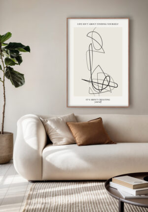 Boceto de Línea Abstracta Minimalista