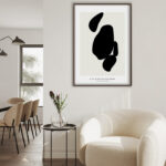 Diseño Abstracto Moderno en Negro