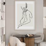 Dibujo Lineal con Detalle de Hoja