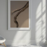 Macro Abstracto de Rama Retorcida