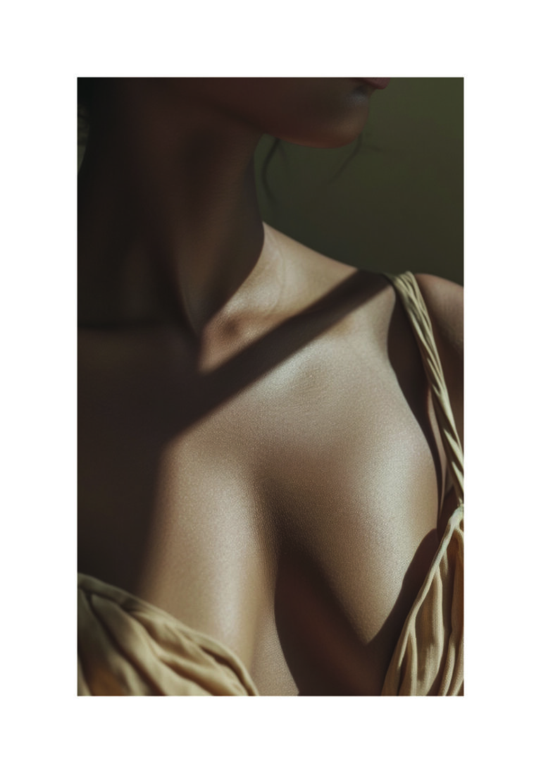 Silueta Femenina en Primer Plano Elegante