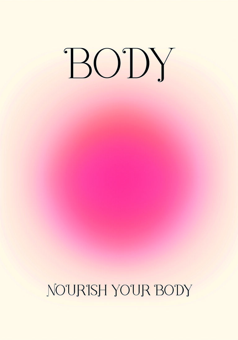 Póster Minimalista de Inspiración Nutritiva