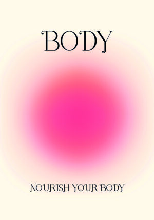 Póster Minimalista de Inspiración Nutritiva