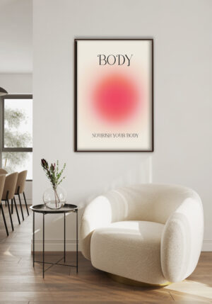 Póster Minimalista de Inspiración Nutritiva